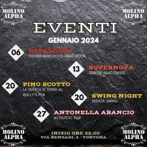 “SUPERNOVA-TOUR 2024“: QUESTA SERA LIVE AL “MOLINO ALPHA“!!!